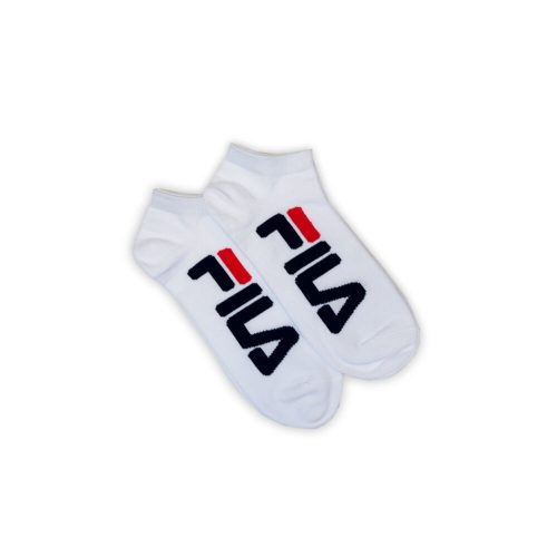 Fila unisex feliratos titokzokni - 2 pár/csomag - pamut titokzokni - fehér - 35-38